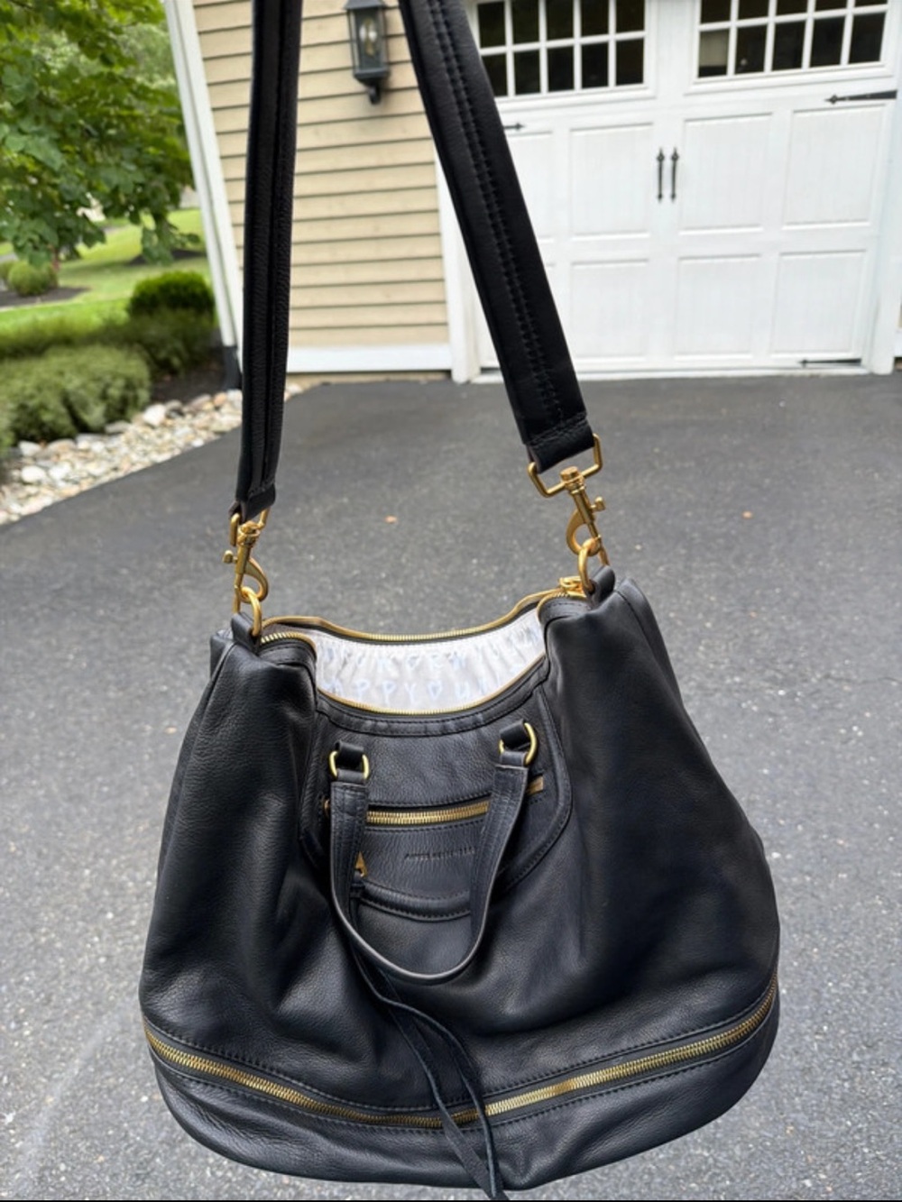 Aimee Kestenberg Black Leather "Worth It" Expandable